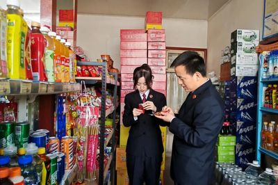 檢察護企——以“檢察藍”守護“幸福年” 臨洮縣檢察院開展春節前食品安全檢查監督活動